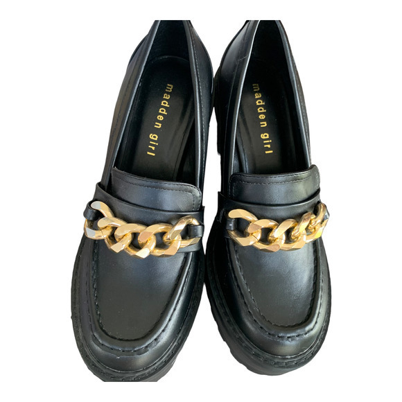 Madden NWOB Girl Kassidy-C Womens Shoes Black Chunky Chains Sz‎ 8 - Picture 3 of 4